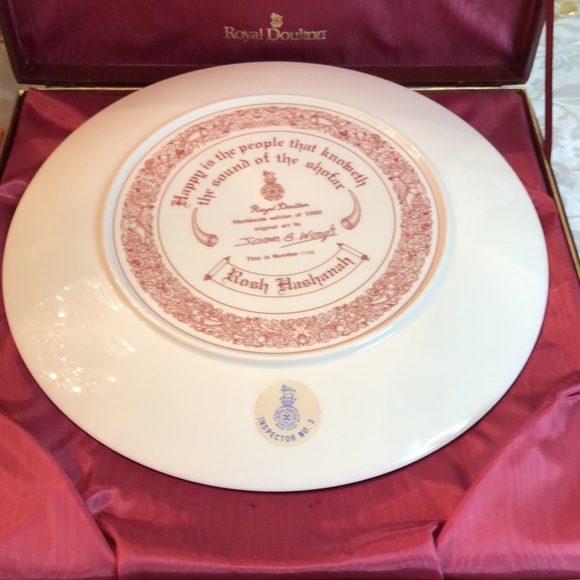 Royal Doulton Celebration of Faith Collection Rosh Hashanah By James Woods - Picture 8 of 12